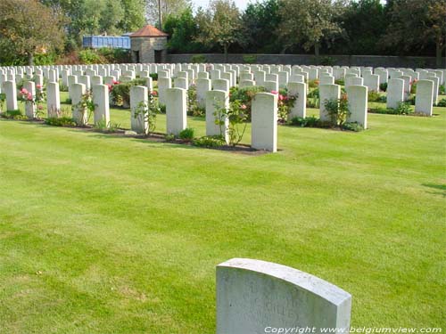 Brits Militair kerkhof NIEUWPOORT foto