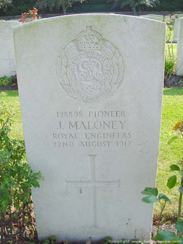 Brits Militair kerkhof NIEUWPOORT foto