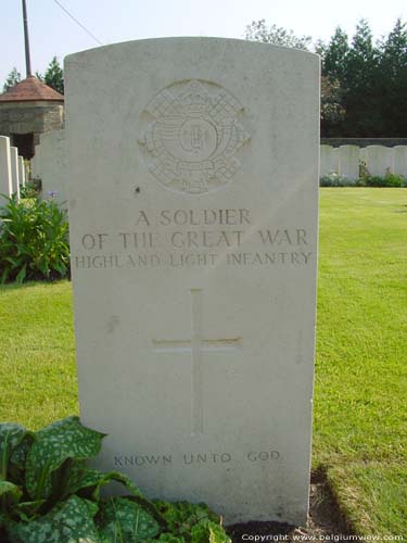 Brittish Militiary Cemetry NIEUWPOORT / BELGIUM 