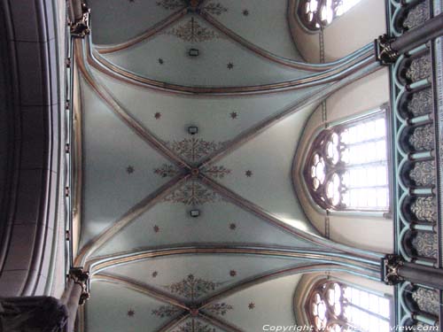 Sint-Martinuskerk KORTRIJK foto Kruisribgewelven.