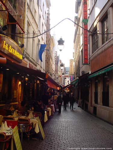 Rue des Bouchers BRUXELLES / BELGIQUE 