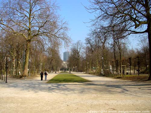 Warandepark BRUSSEL-STAD in BRUSSEL / BELGI 