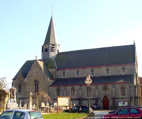 Saint-Christophes church (in Scheldewindeke) OOSTERZELE / BELGIUM 