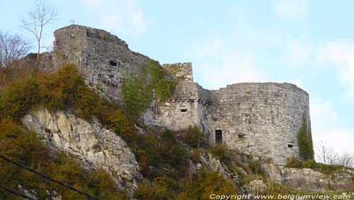 Ruins of Crvecoeur (Bouvignes sur Meuse) DINANT / BELGIUM 