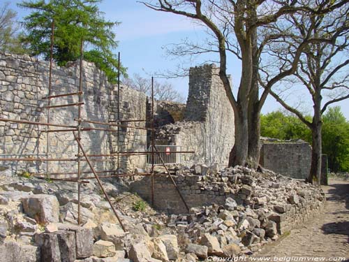 Ruins of Poilvache (in Evrehailles) YVOIR / BELGIUM 