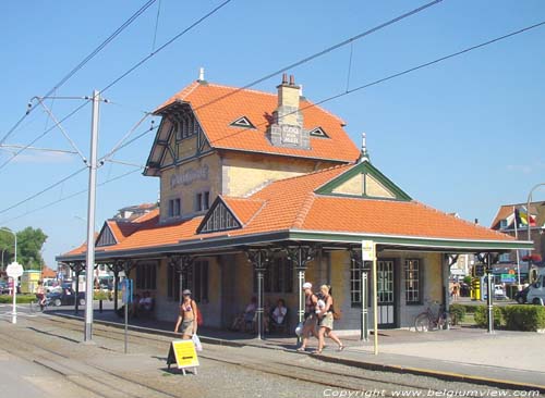 Tramstation DE HAAN / BELGIUM 