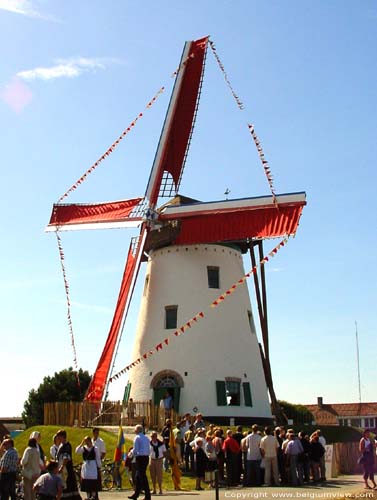 Witte Molen Roksem OUDENBURG / BELGI 