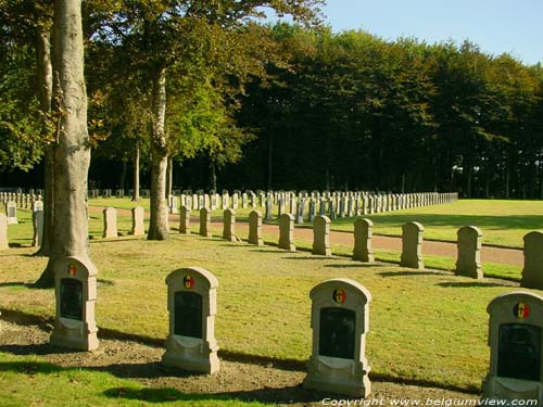 Belgian military graveyard HOUTHULST / BELGIUM 