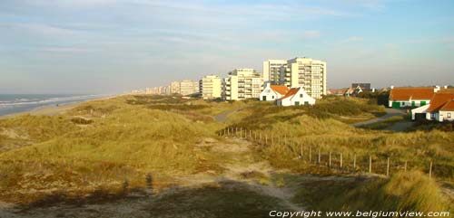 Strand en zee DE PANNE / BELGI Uitzicht op De Panne
