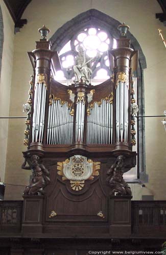 Onze-Lieve-Vrouwekerk DEINZE foto Orgel uit 1740 door Pieter van Peteghem