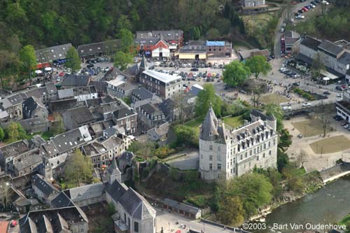 Luchtfoto DURBUY foto Foto aan ons aangeboden door Bart van Oudenhove (zie www.bartvo.com)