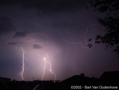 Onweer ZOTTEGEM / BELGI 