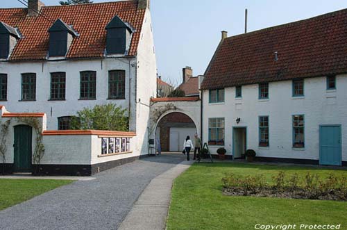 Former Beguinage DIKSMUIDE in DIXMUDE / BELGIUM 