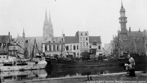 Stadszicht OOSTENDE / BELGI Voor deze foto uit 1938 danken we Pim Vermeulen.