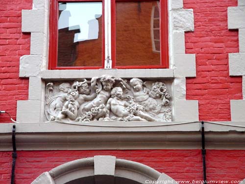 Baroque stepped gable BRUGES / BELGIUM 