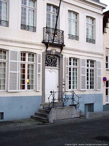 Rococo facade BRUGES / BELGIUM 