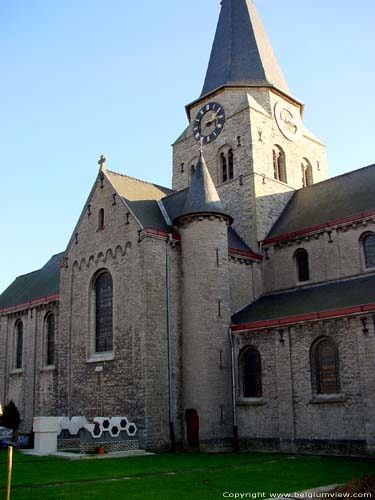 Saint-Peter and Saint Urban's chruch (in Huise) ZINGEM / BELGIUM 