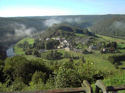 View on Frahan Crete BOUILLON / BELGIUM 