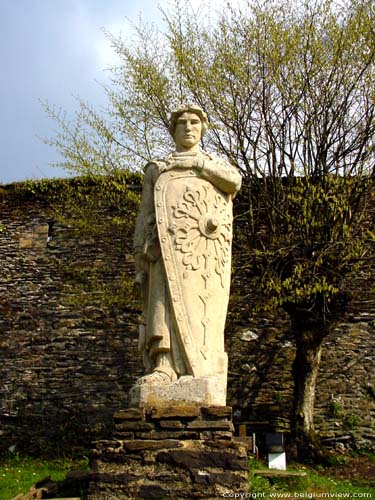 Godfried from Bouillon statue BOUILLON / BELGIUM 