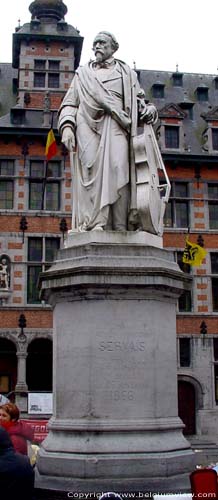 Statue about Adrien Franois Servais HALLE / BELGIUM 