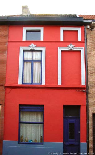 Kleurrijke wijk achter Dampoort GENT / BELGI 