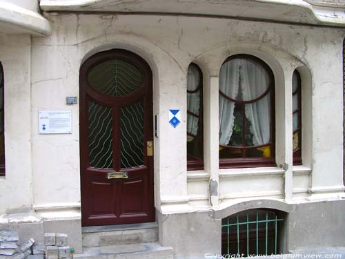 Art-Nouveau huis OOSTENDE / BELGI 