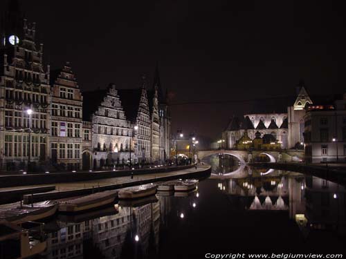 Zicht op Michielsbrug GENT / BELGI 