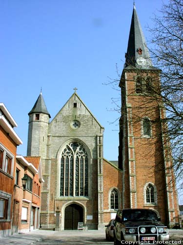 Eglise Notre Dame Assemption ( Watervliet) WATERVLIET  SINT-LAUREINS / BELGIQUE Photo par Jean-Pierre Pottelancie (merci!)