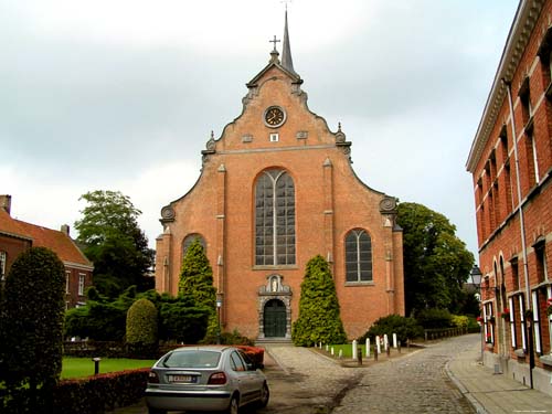 Begijnhof TURNHOUT foto De begijnhofkerk in zuidnederlandse barok (Foto  door Ludo Provinciael (bedankt!))