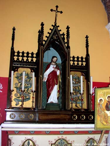 Sint-Jozefkerk (te Donk) MALDEGEM / BELGI Foto door Jean-Pierre Pottelancie (waarvoor dank!)