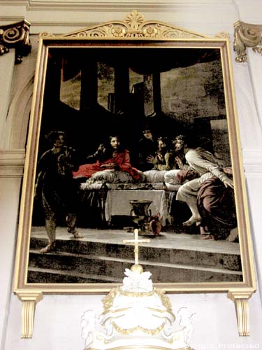 Sint-Kristoffelkerk EVERGEM foto Emmaüsgangers door Jozef Paelinck 