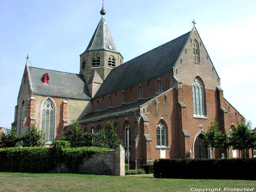 Saint Peter and Saint Paul's church (in Middelburg) MIDDELBURG in MALDEGEM / BELGIUM 