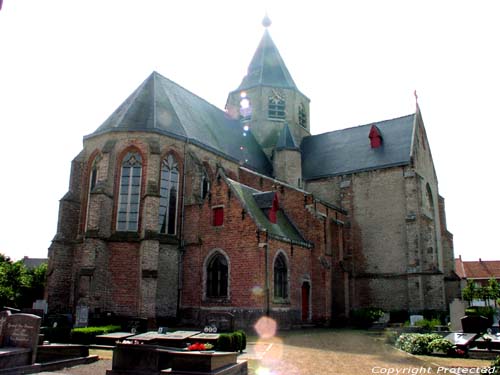 Saint Peter and Saint Paul's church (in Middelburg) MIDDELBURG in MALDEGEM / BELGIUM 