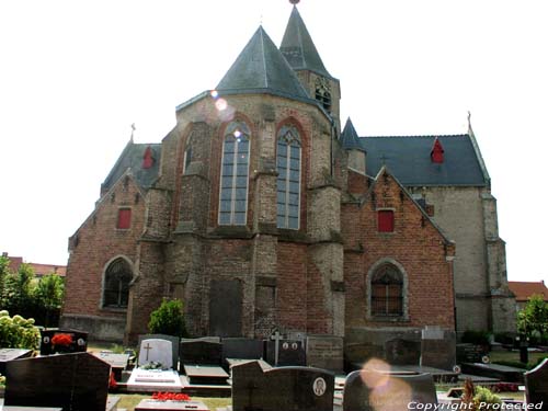 Saint Peter and Saint Paul's church (in Middelburg) MIDDELBURG in MALDEGEM / BELGIUM 