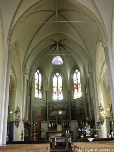 Sint-Laurentiuskerk (te Poesele) NEVELE foto Foto door Jean-Pierre Pottelancie (waarvoor dank!)