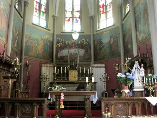 Sint-Laurentiuskerk (te Poesele) NEVELE / BELGI Foto door Jean-Pierre Pottelancie (waarvoor dank!)