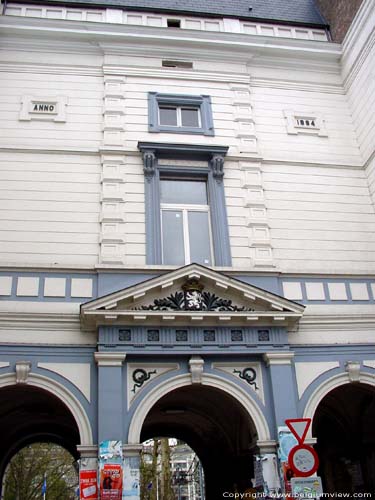 Neoclassic gable row GHENT / BELGIUM 