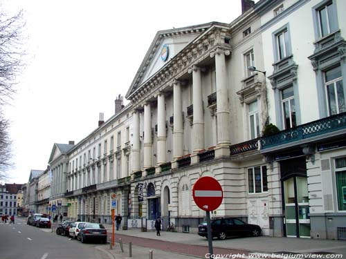 Neoclassic gable row GHENT / BELGIUM 