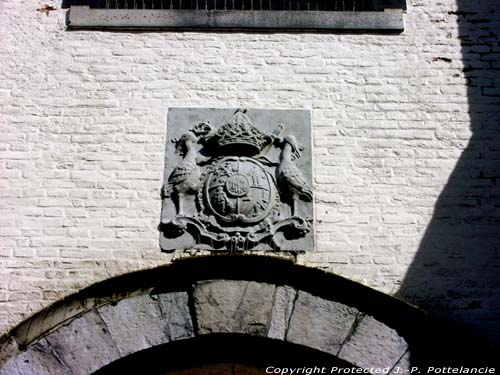 Towoer of the old church (in Eke) NAZARETH / BELGIUM 