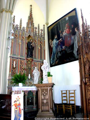 Saint-Bavo's church (in Gontrode) MELLE / BELGIUM 