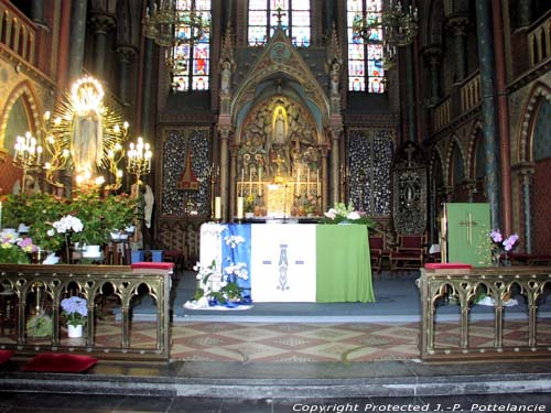 Our Lady of Lourdes Basilica OOSTAKKER in GENT / BELGIUM 