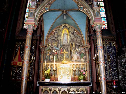 Our Lady of Lourdes Basilica OOSTAKKER in GENT / BELGIUM 