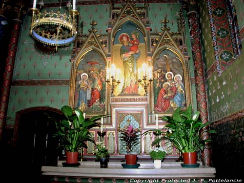 Onze-Lieve-Vrouw van Lourdesbasiliek OOSTAKKER in GENT / BELGI 