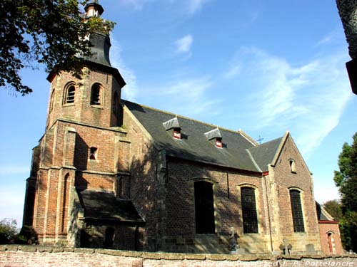 glise Saint-Denis ( Roborst) ZWALM / BELGIQUE 