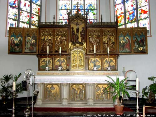 Our Lady and Saint Peter's church (in Zaffelare) LOCHRISTI / BELGIUM 