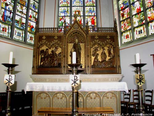 Our Lady and Saint Peter's church (in Zaffelare) LOCHRISTI / BELGIUM 