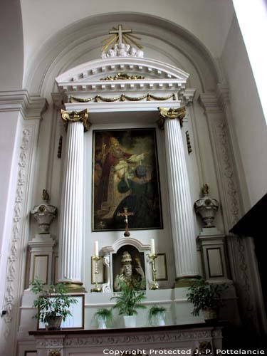 Sint-Niklaas (Sint-Nicolaas) kerk ZWIJNAARDE in GENT / BELGI 