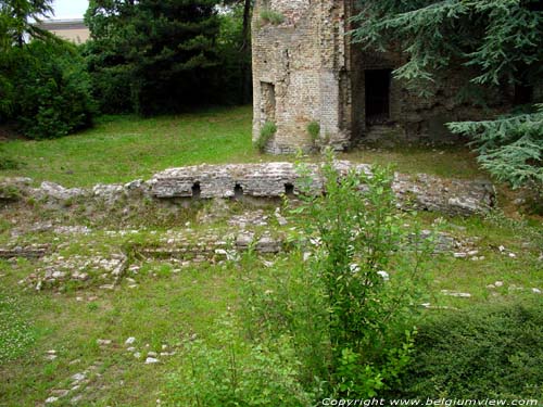 Ruins of Saint-Laurence Tower or Pideon's Tower NIEUWPOORT / BELGIUM 