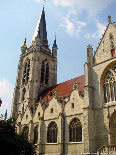 Sint-Hermeskerk en crypte RONSE / BELGI 