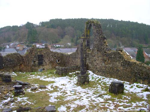 Ruins of Saint-Lambert's church NISMES in VIROINVAL / BELGIUM 